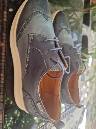Pikolinos Zapatos Piel Azul