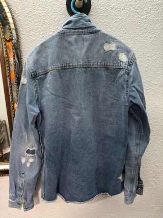 Chaqueta vaquera Zara M - Desgastada