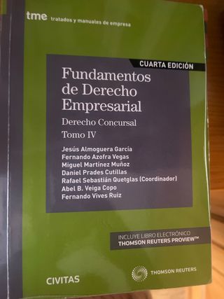 Fundamentos de Derecho Empresarial (IV) (Papel ...