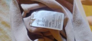 Vestido beige H&M XS