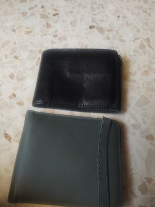 2 Carteras Zara - Negro & Verde Oliva