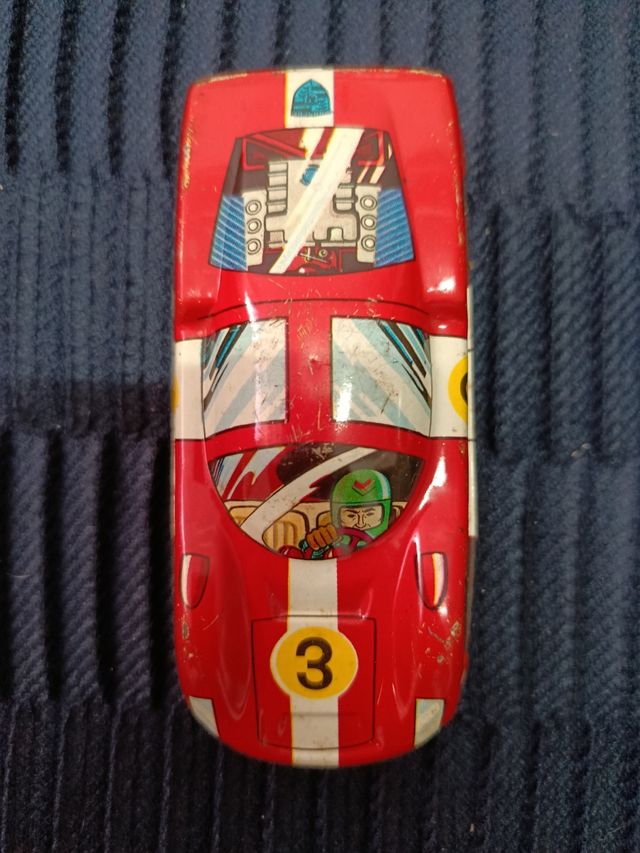 Coche carreras vintage  hojalata