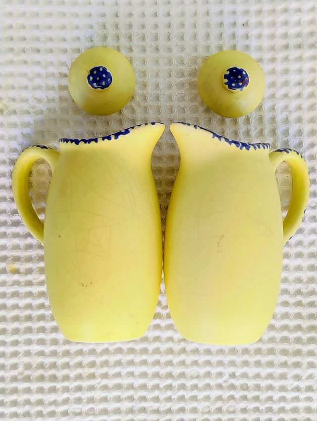 Juego vintage aceitera y vinagrera