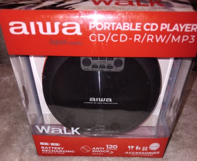 Reproductor CD Aiwa Walk Portátil