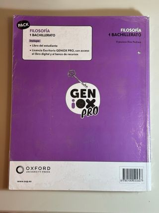 Filosofía 1º Bachillerato. Libro del estudiante...