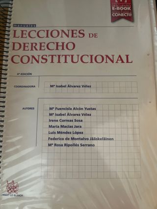 Lecciones de Derecho Constitucional (Manuales d...