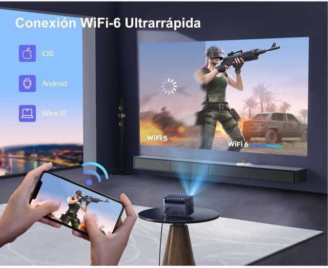 Proyector Wimius P64 4K WiFi Bluetooth