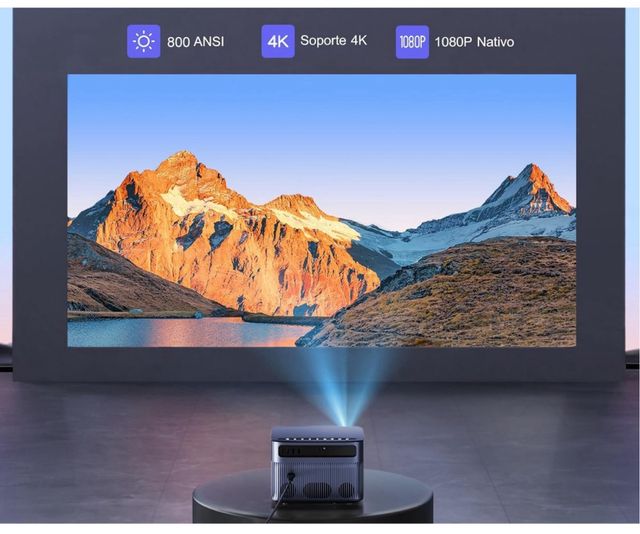Proyector Wimius P64 4K WiFi Bluetooth