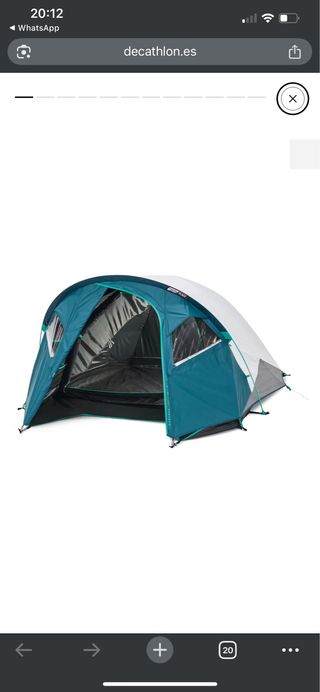 Tienda Quechua 2-3 personas