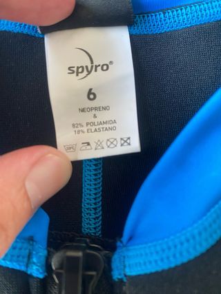 Neopreno niño 6 años - Spyro