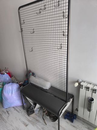 Biombo separador con zapatero