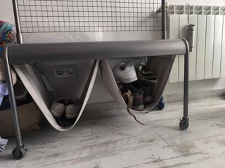 Biombo separador con zapatero