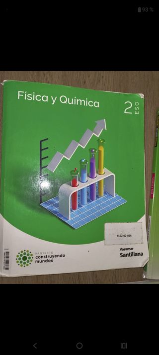 Libro física y química 2ndo ESO santillana