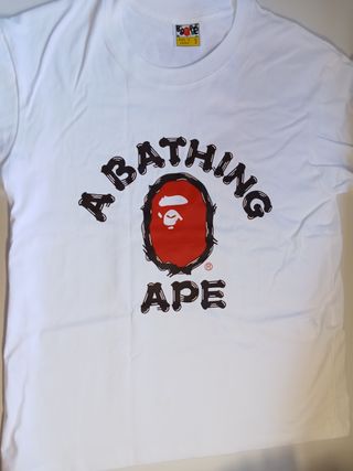 T-Shirt Bape A Bathing Ape bianca tg.S