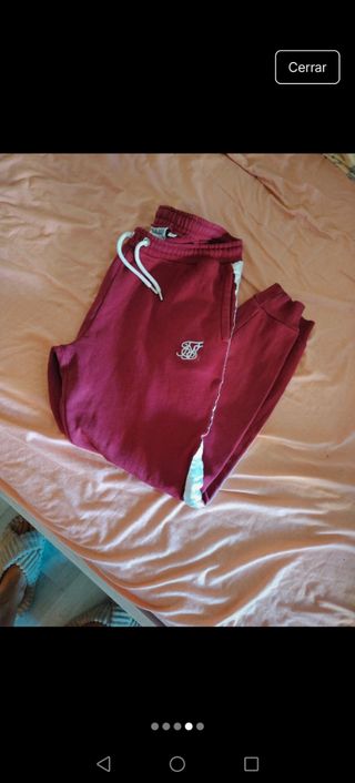 Chándal SikSilk granate XL