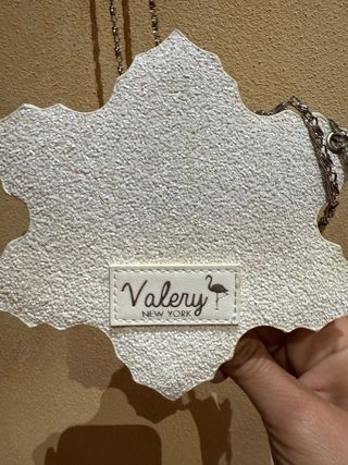 Mini bag fiocco neve | bianco argento