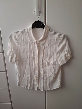 Camisa blanca c/bolsillo