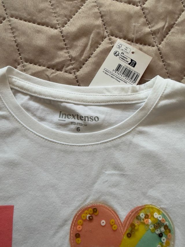 Camiseta niña LOVE, talla 6