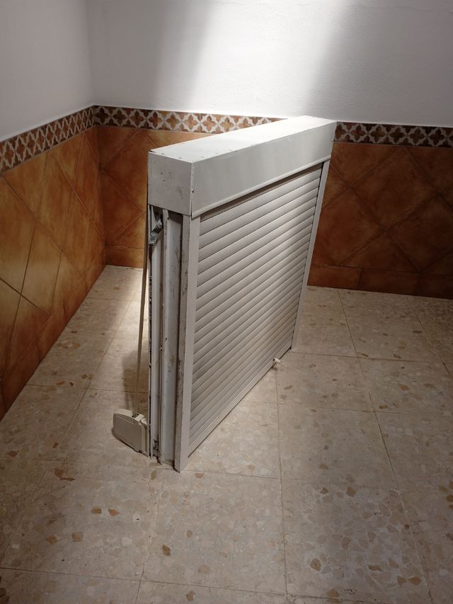 Ventana aluminio blanca corredera