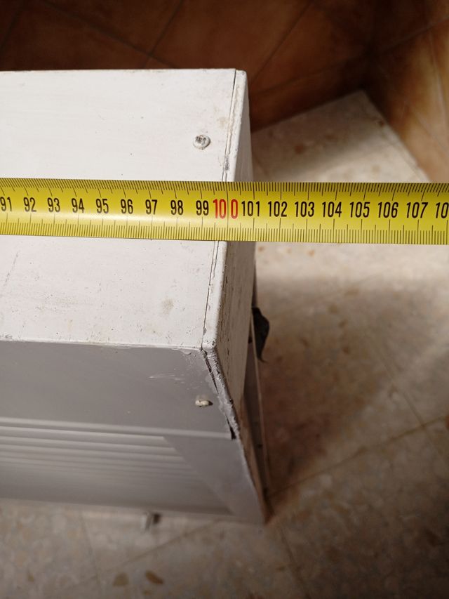 Ventana aluminio blanca corredera