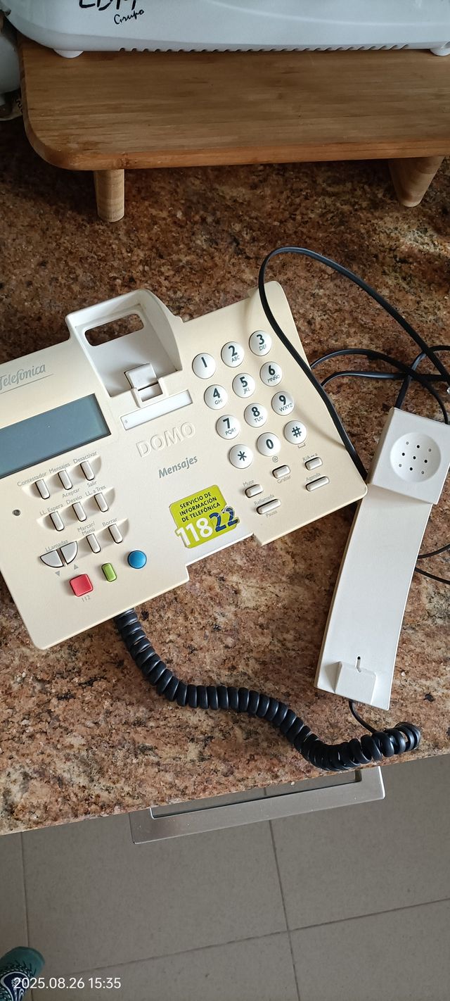 Teléfono antiguo Telefónica - Beige