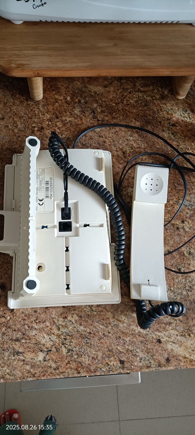 Teléfono antiguo Telefónica - Beige