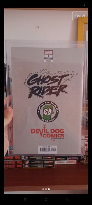 Ghost Rider Variant Cover signed Dell'Otto