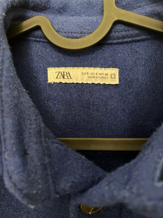 Chaqueta Zara azul - Sobrecamisa hombre 
