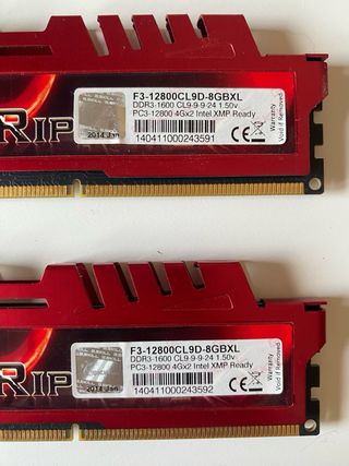 RAM G.Skill Ripjaws X 2x4GB DDR3