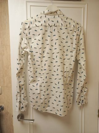 Camisa Dario Beltran - blanca coches