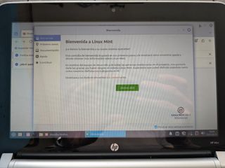 HP Mini netbook - Plata