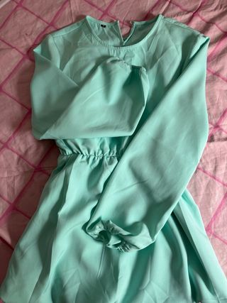 Vestido largo menta - Primavera