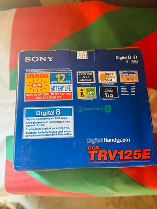 Cámara video Sony Handycan TRV125E a estrenar 