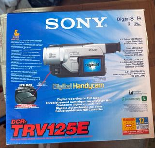 Cámara video Sony Handycan TRV125E a estrenar 