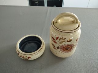Cenicero & tarro vintage