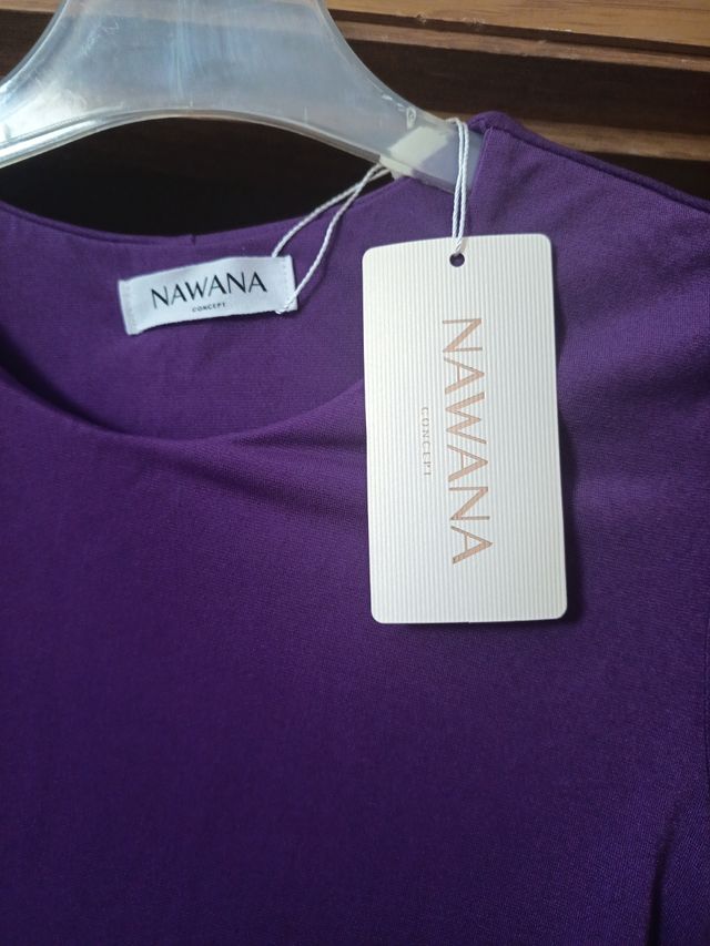 Vestido morado NaNANA fiesta talla unica