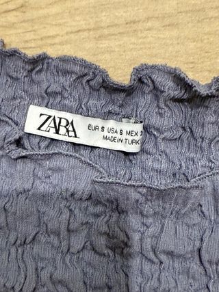Top Zara lila - Talla S