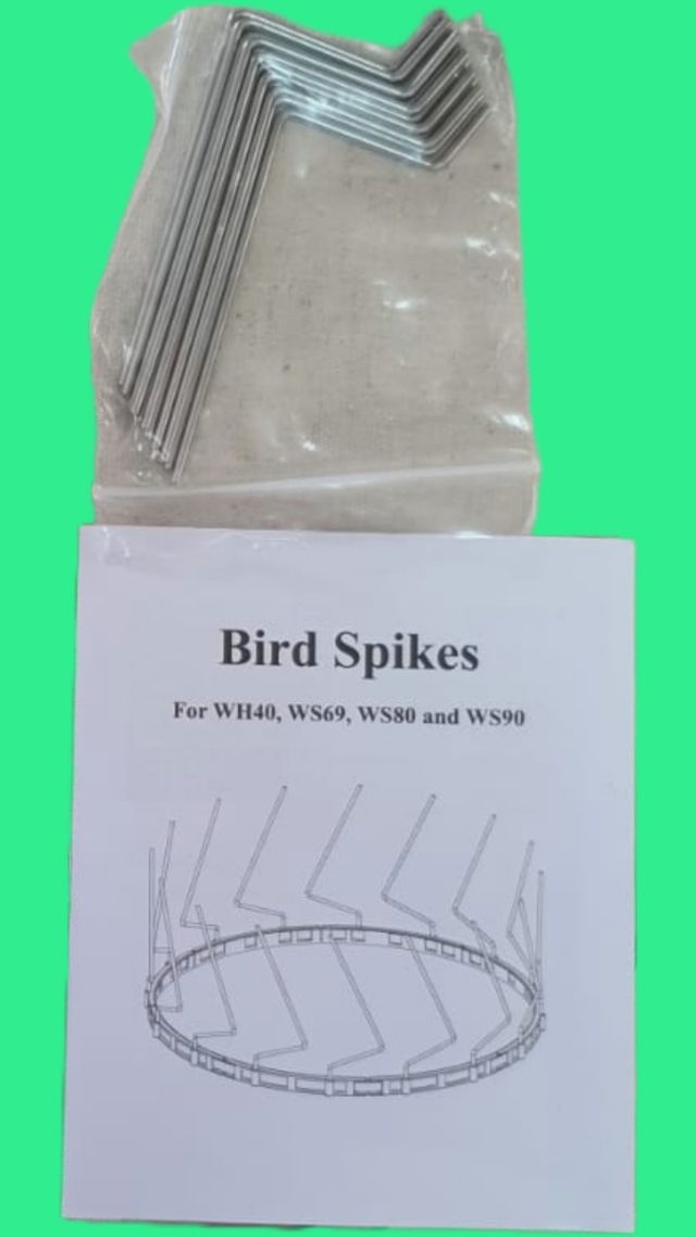 10 Espinhos Anti-Pássaros WH40, WS69, WS80, WS90