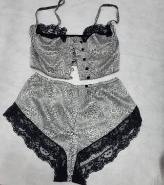 Corsetto e coulotte Vintage mis.4 made in italy 