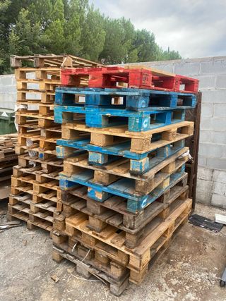 Palets madera usados desde 3€ europeos 9€