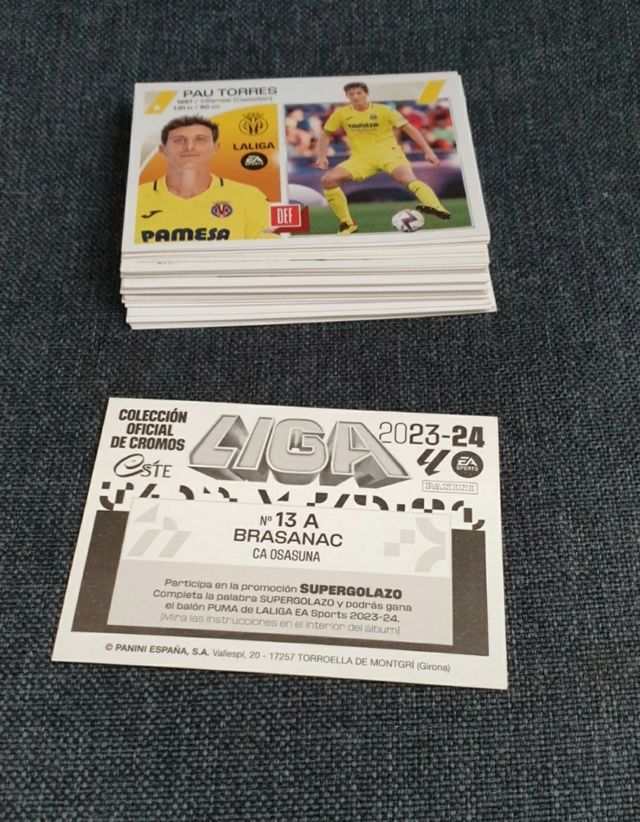 Cromos Adrenalyn XL y La Liga