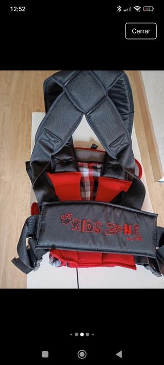 Mochila portabebés roja - Jane