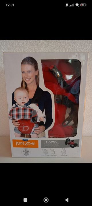 Mochila portabebés roja - Jane