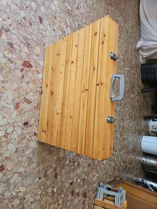 Mesa camping plegable + 4 sillas