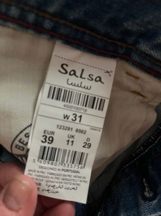 Shorts vaqueros hombre - Azul