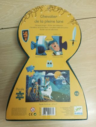Puzzle Djeco caballero 36 piezas