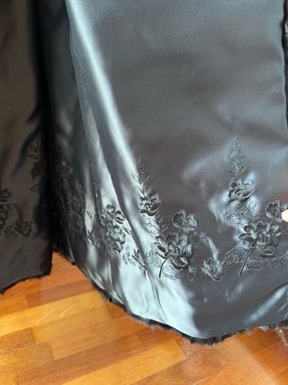 Abrigo Astracán negro