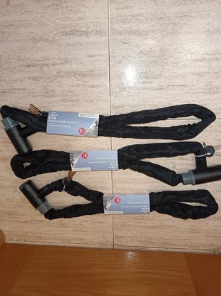 Cadena para moto o bici con llaves nueva 
