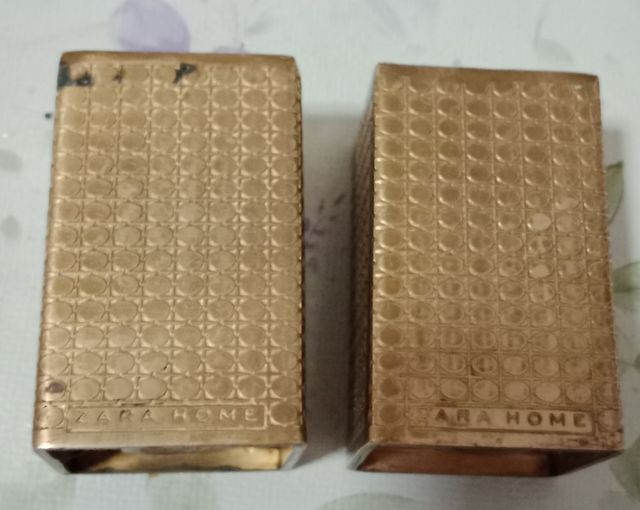 Salero y pimentero vintage metal