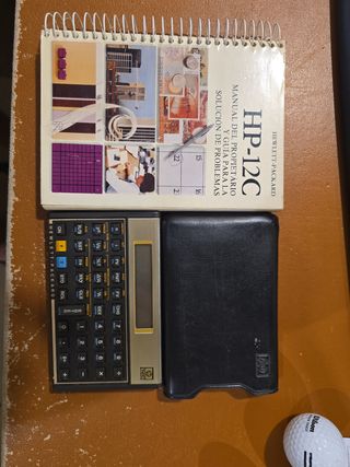 HP 12C: Calculadora Financiera + Manual